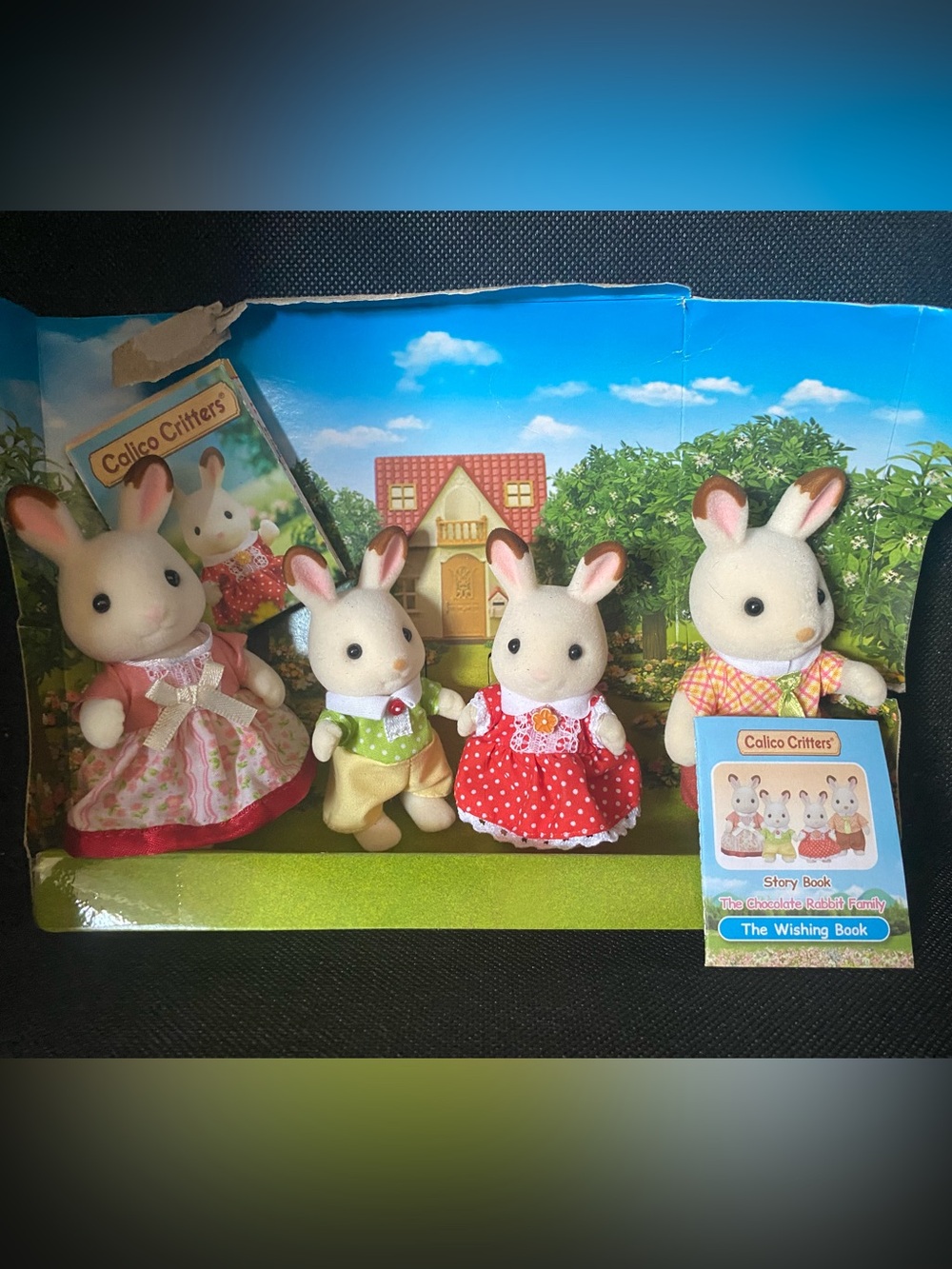 Calico Critters Chocolate Rabbit Family Set